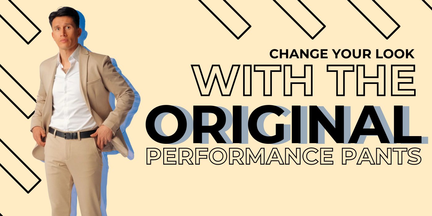 From the meeting room to the street: Change Your Look with the Original Performance Pants - TeeShoppen Group™