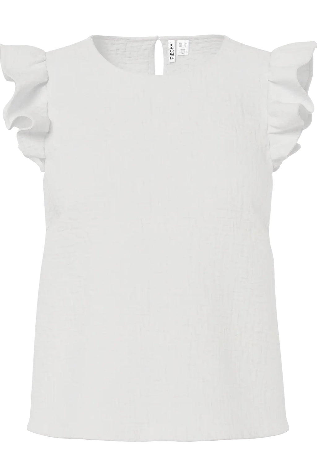 Sastina O-Neck Top - Cloud Dancer