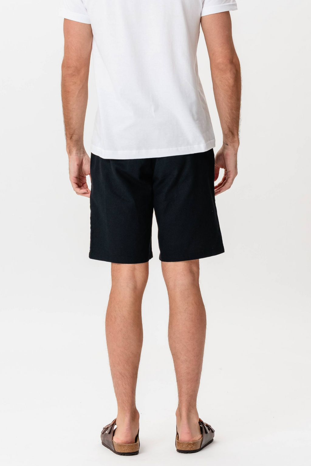 Lininiai Shorts - juoda