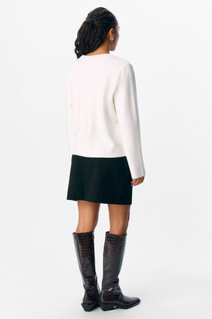 Reynard O-Neck Megztinis - Cloud Dancer