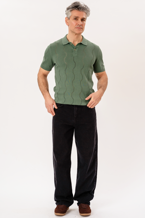 Duran Knit Polo - Green