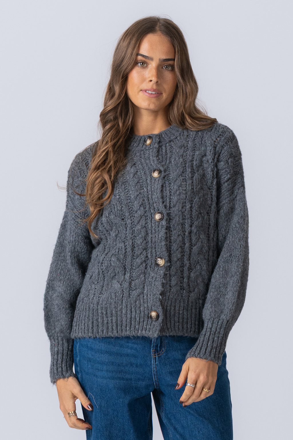 Botton Knit - Grey