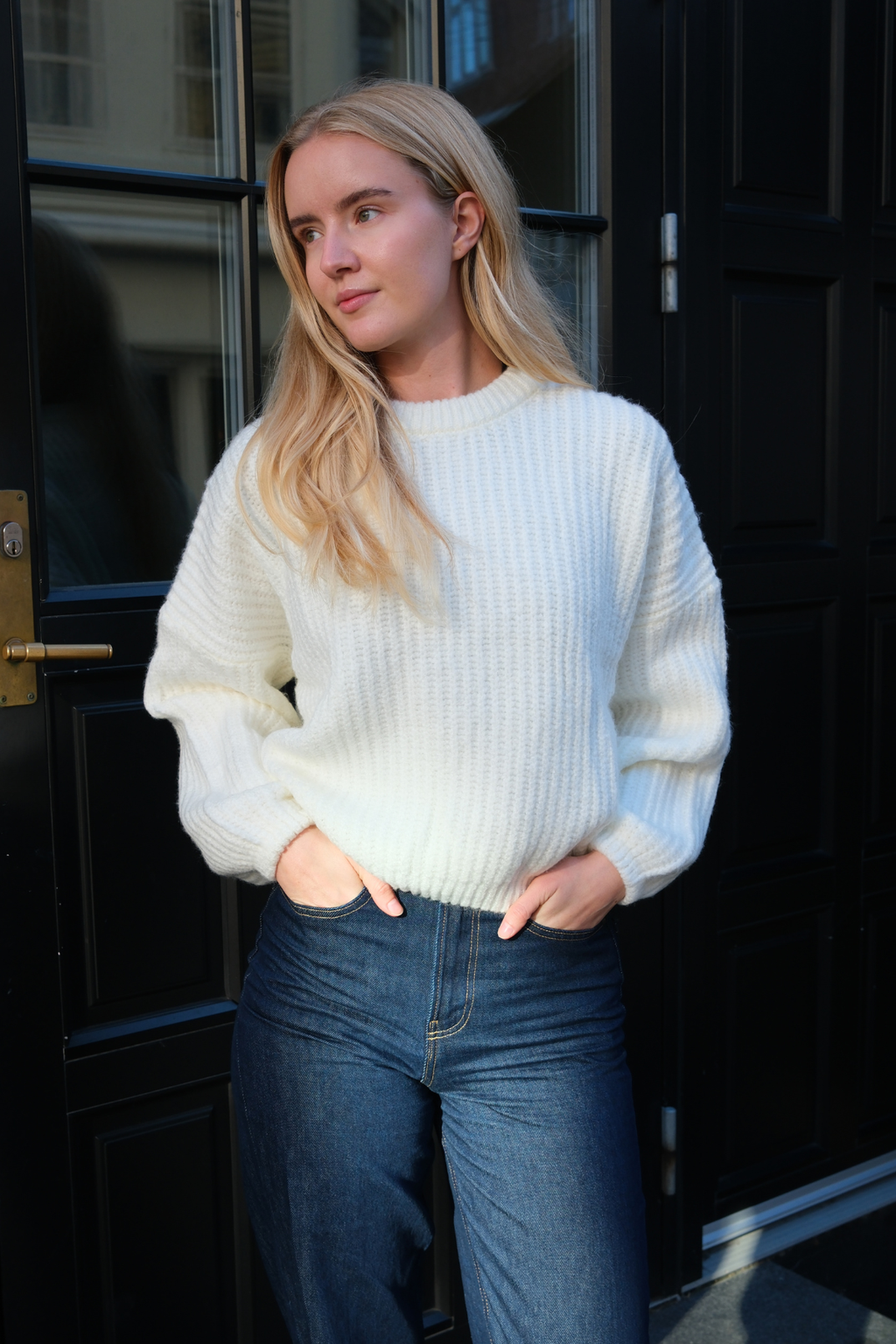 Gabriela Knit - balta