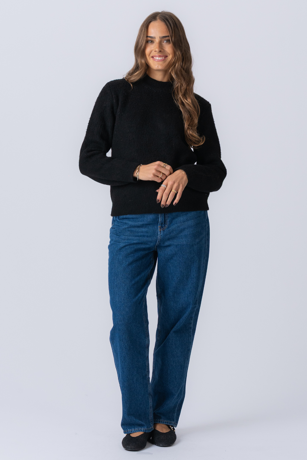 Lazdyno megztas - juodas