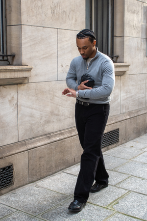 Straight Cotton Chino – juoda