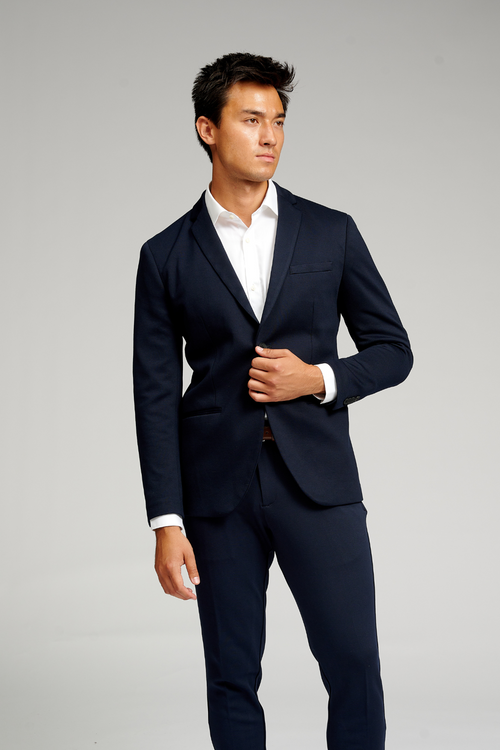 Den Originale Performance Blazer - Navy Blazer - TeeShoppen - Blå