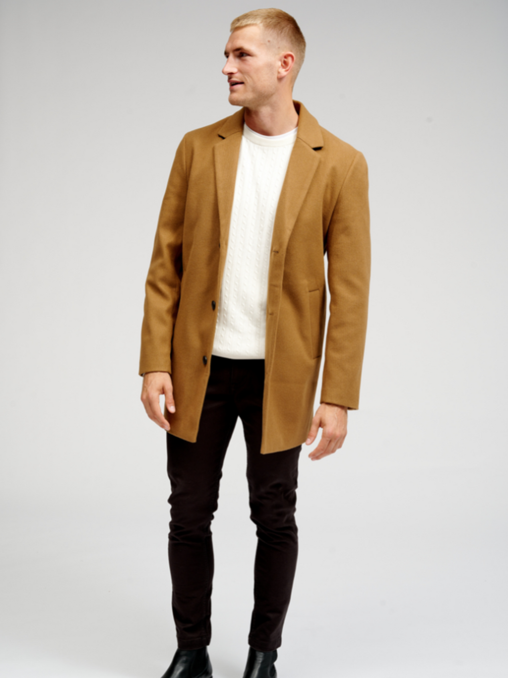 Classic Coat - Light Brown