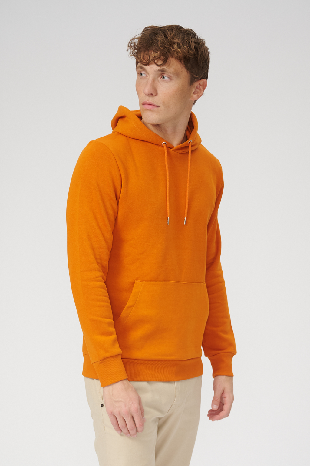 Basic Hoodie Sweat - Orange