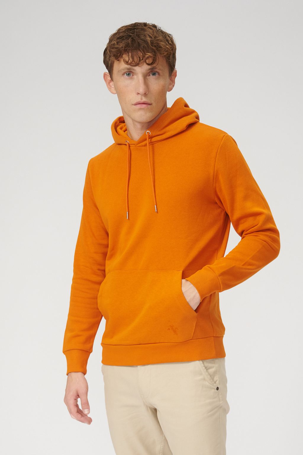 Basic Hoodie prakaitas - oranžinis