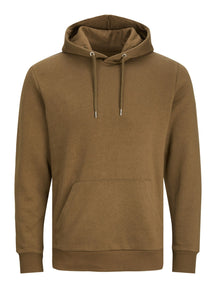 Basic Hoodie Sweat - Brown