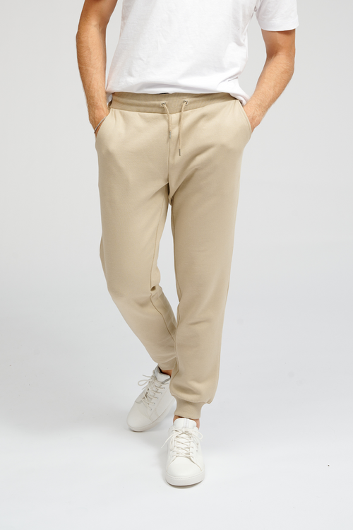 Basic Sweatpants - Mørk Beige - TeeShoppen - Sand/Beige