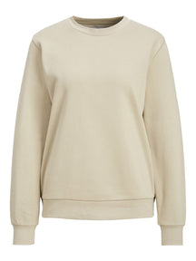 Basic Crewneck Sweat - Dark Beige