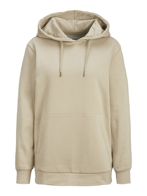 Basic Hoodie prakaitas - tamsus smėlio spalvos