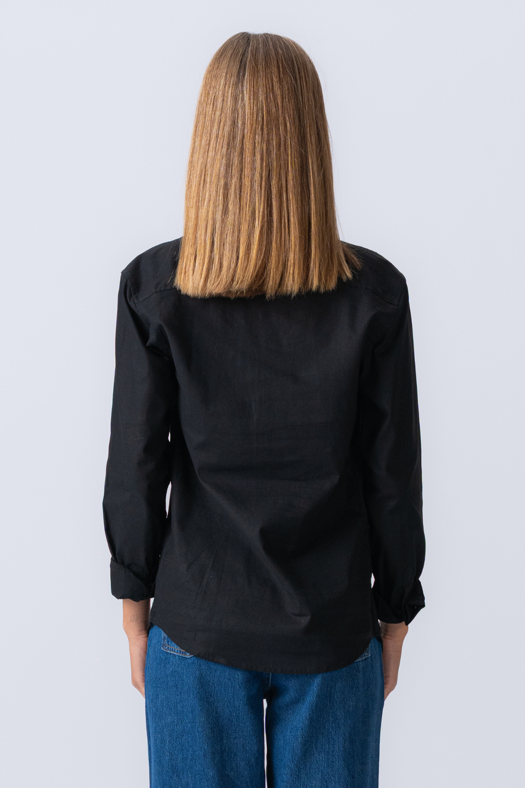 Boyfriend Oxford Shirt - Black