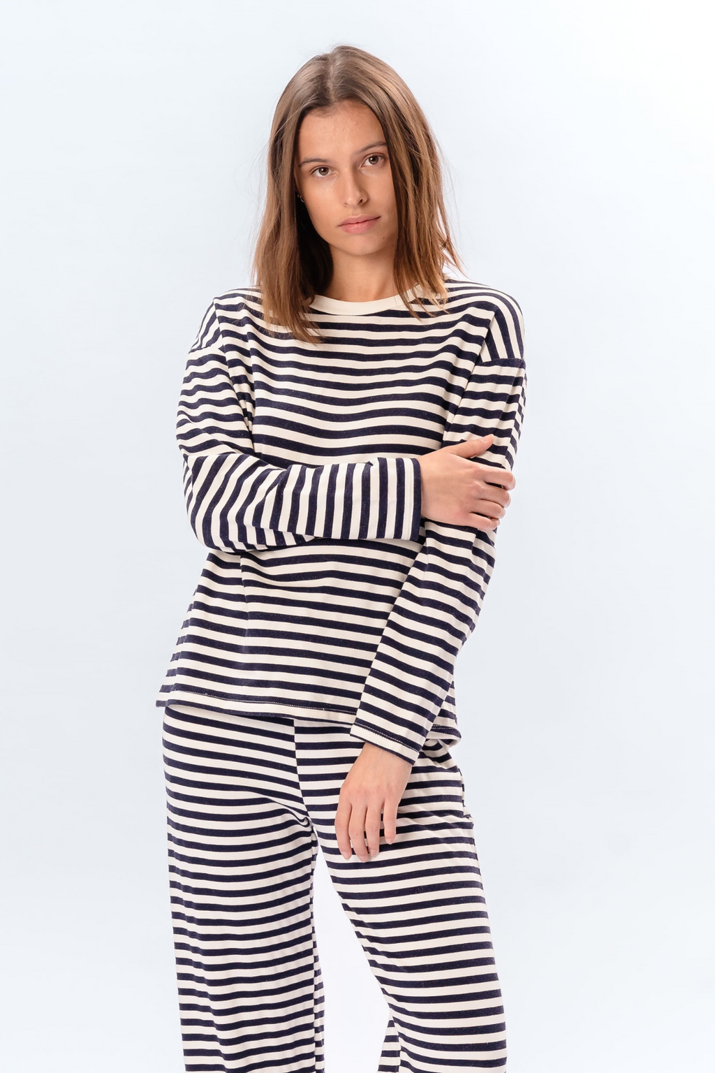 Dryžuoti marškiniai - Mėlyni