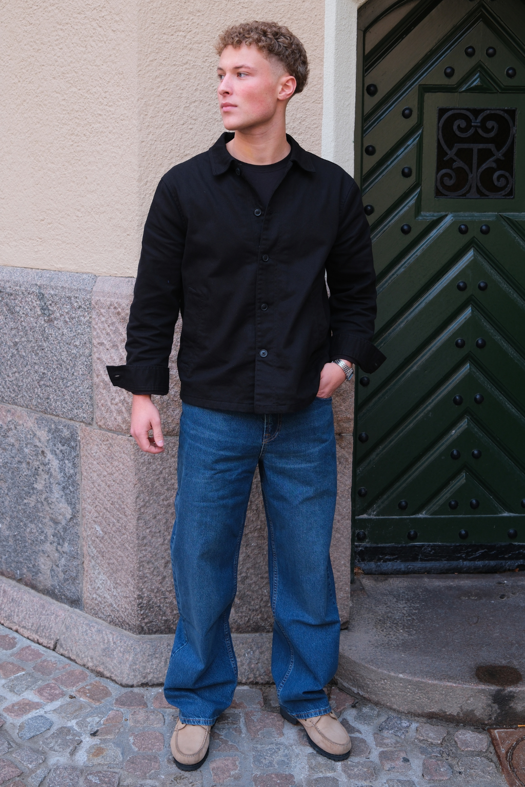 Viljamas Regular Džinsai – tamsiai mėlyni džinsai