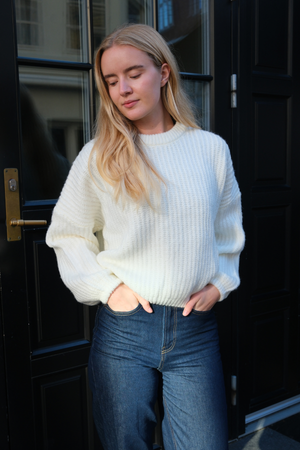 Gabriela Knit - balta