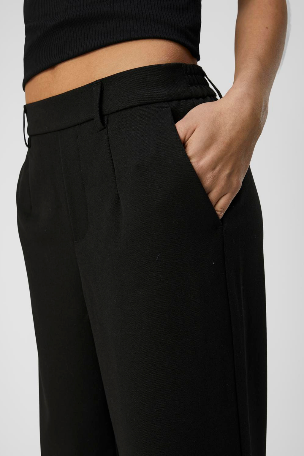 Liza platus Pants - juoda