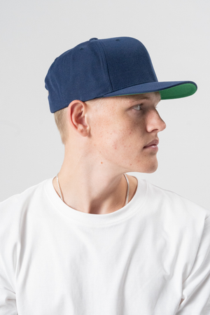 "Classic Snapback" - Navy