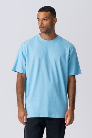 Heavy Oversized T-shirt - Baltic Blue