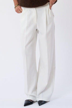 Mila Wide Pants - Nespalvotas