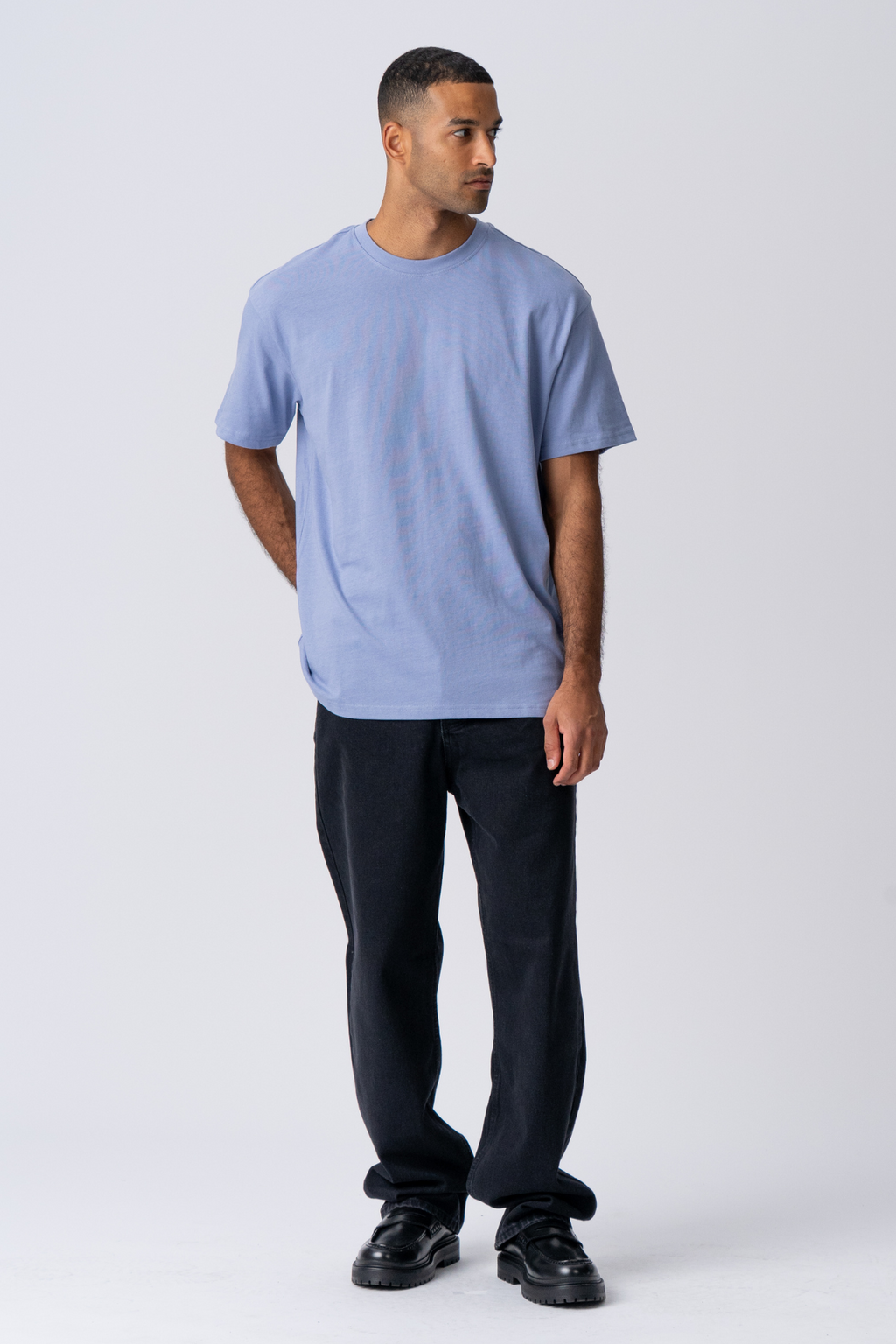 Sunkus Oversized Marškinėliai - Viola mėlyna
