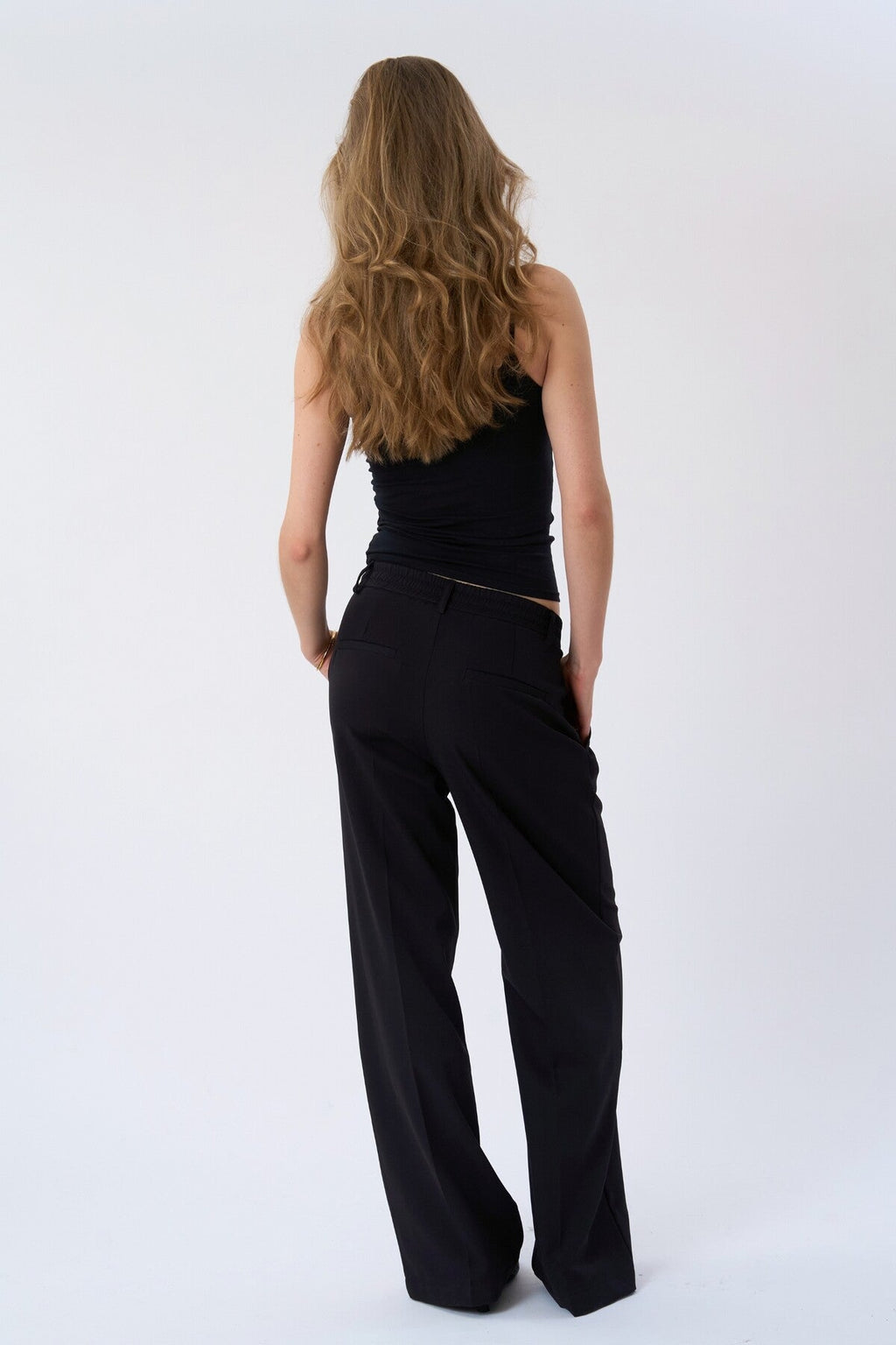 Mila Wide Pants - Juoda