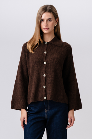 Josie Polo Knit – ruda