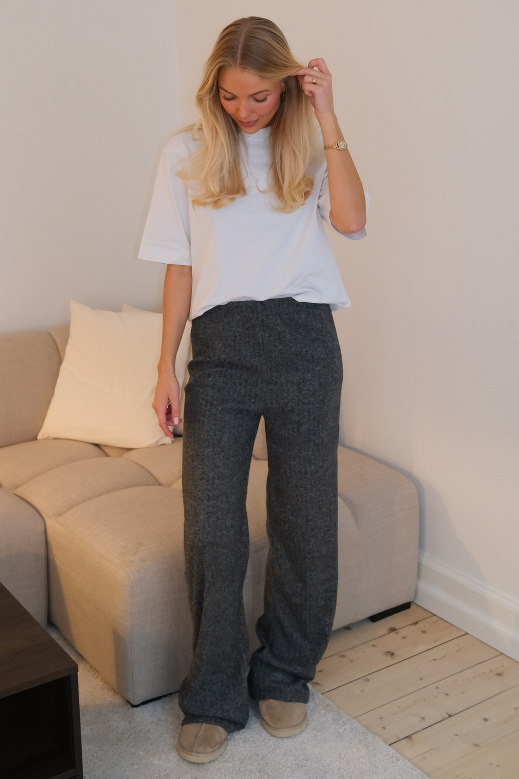 Ivy Knit Pants - Antracitas