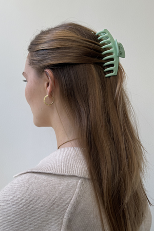 Letenos klipas - žalias