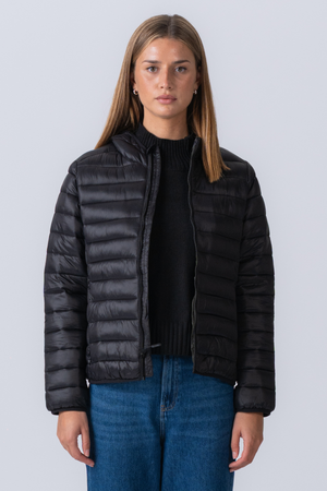 Light Puffer Jacket - Black