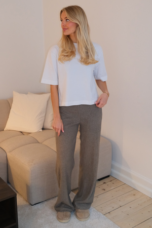 Ivy Knit Pants - Chaki