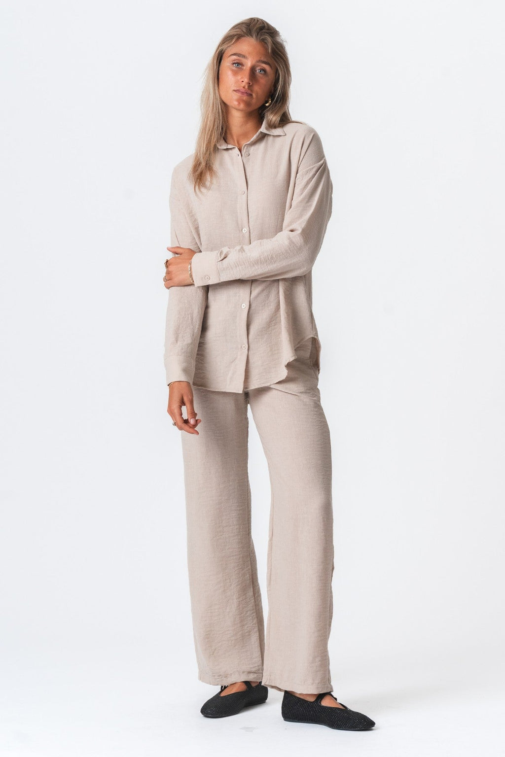 Lilly marškinėliai - smėlis