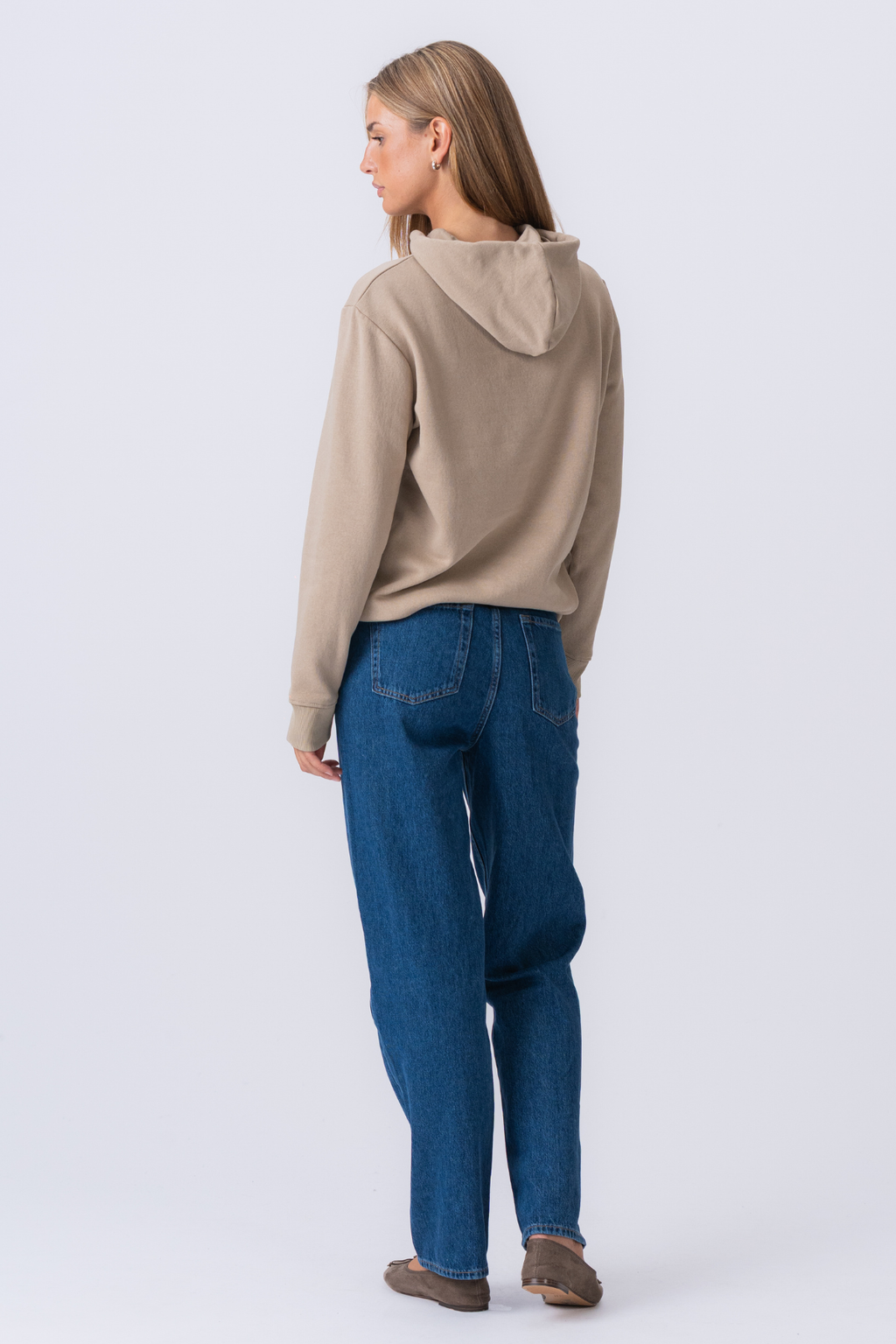 Megztinio gobtuvas - smėlis