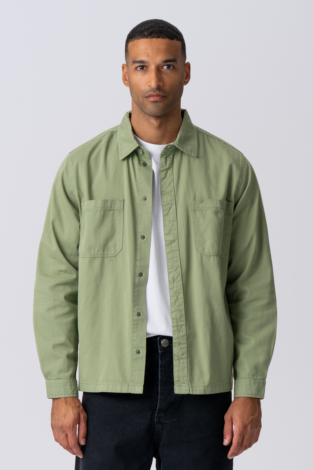 Alex Shirt Regular Fit - Light Olive