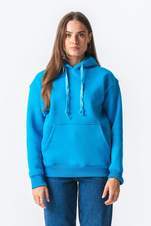 Stella Oversized Hoodie - mėlyna