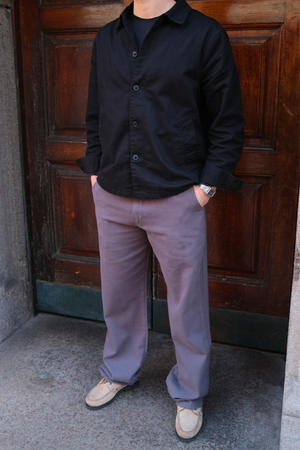 Straight Cotton Chino – pilka