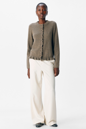 „Elva Knit Cardigan“ - Morel melange