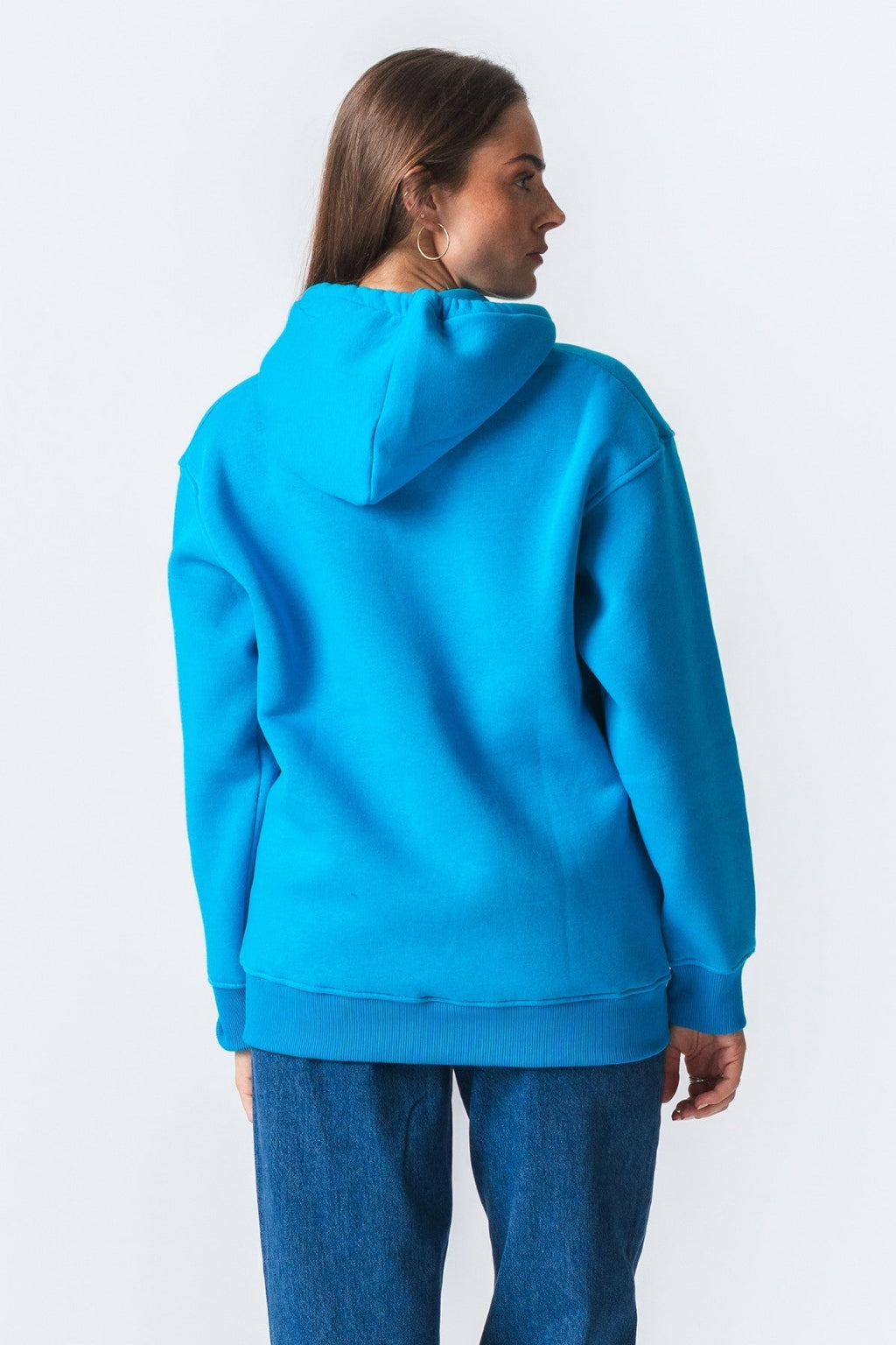 Stella Oversized Hoodie - mėlyna