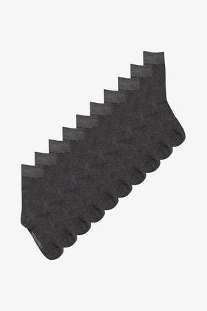 The Original Performance Bamboo Socks 10-Pack - Grey
