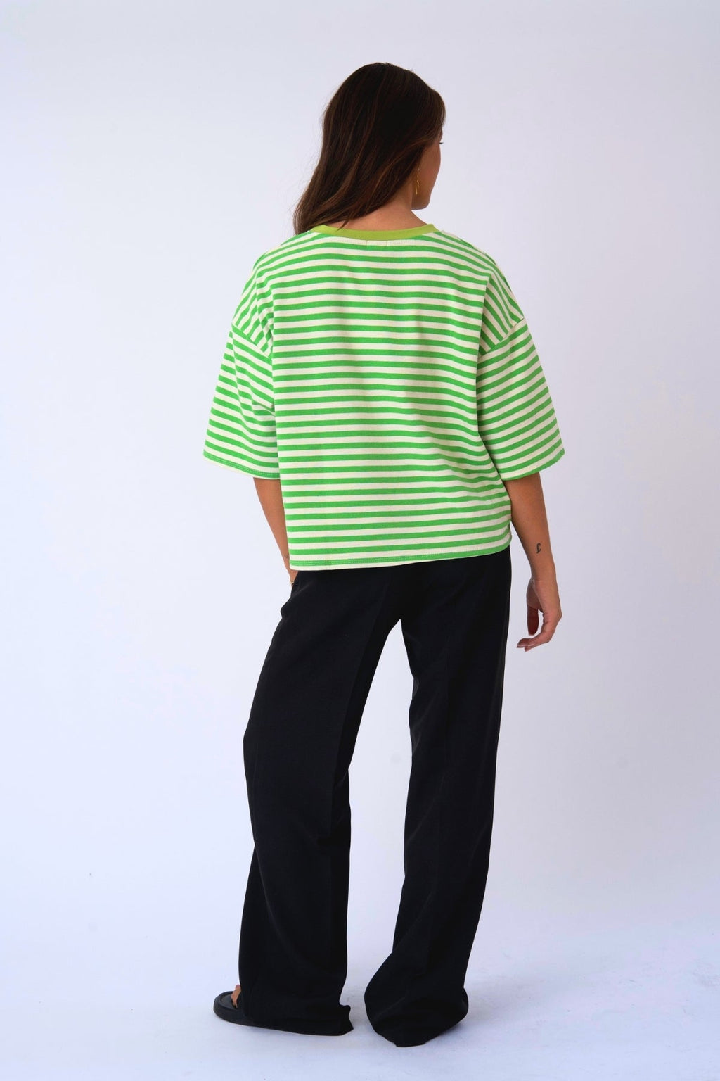 Zoe T-Shirt - Green/White