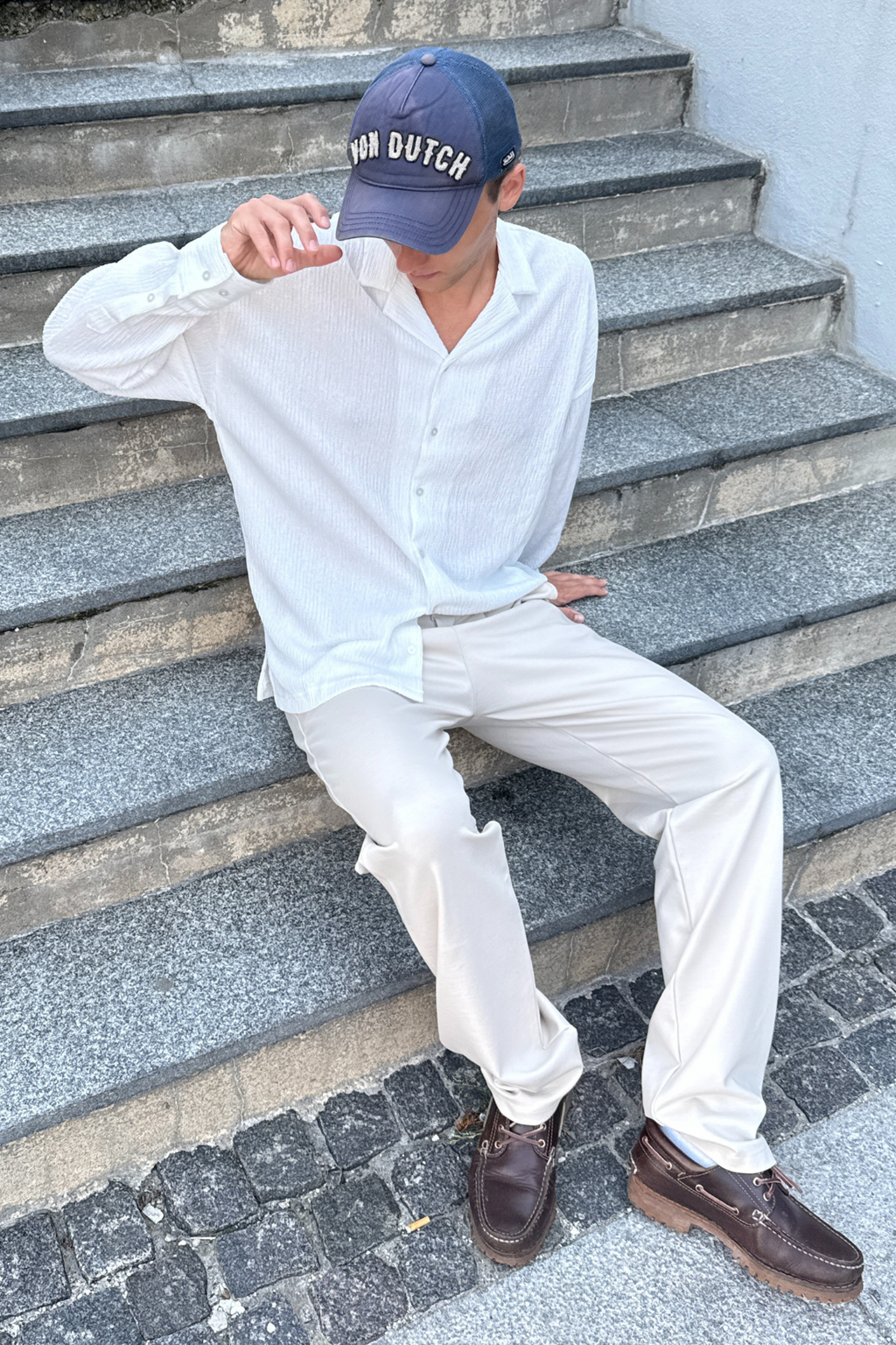 Aidano marškinėliai - balti