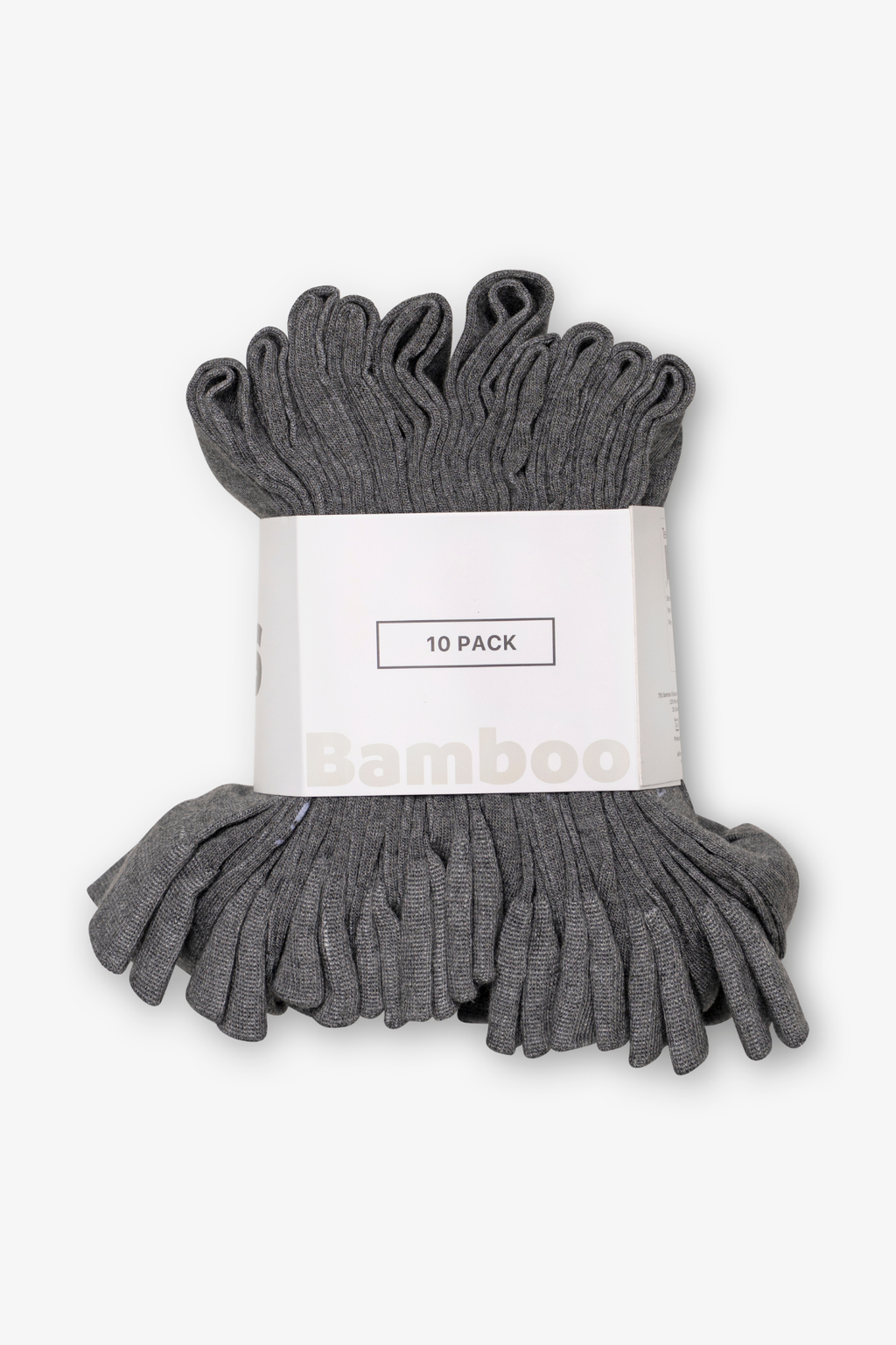 The Original Performance Bamboo Socks 10-Pack - Grey