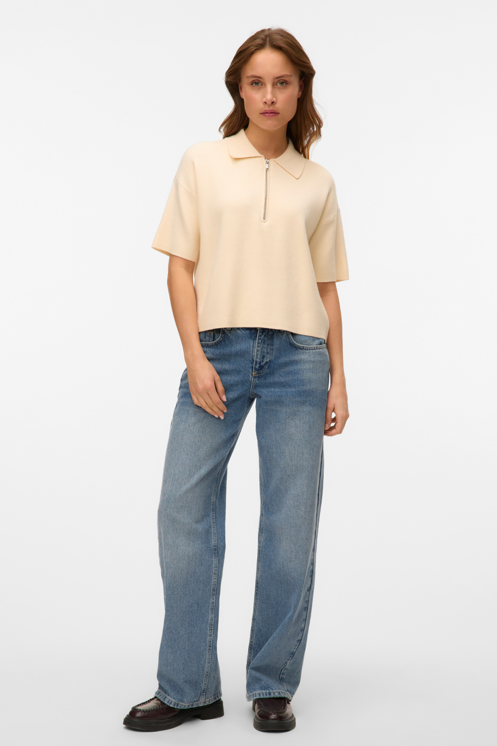 Auksas 2/4 Polonecko megztinis - beržas