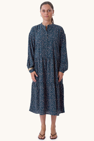 Sara long-sleeved dress - Green