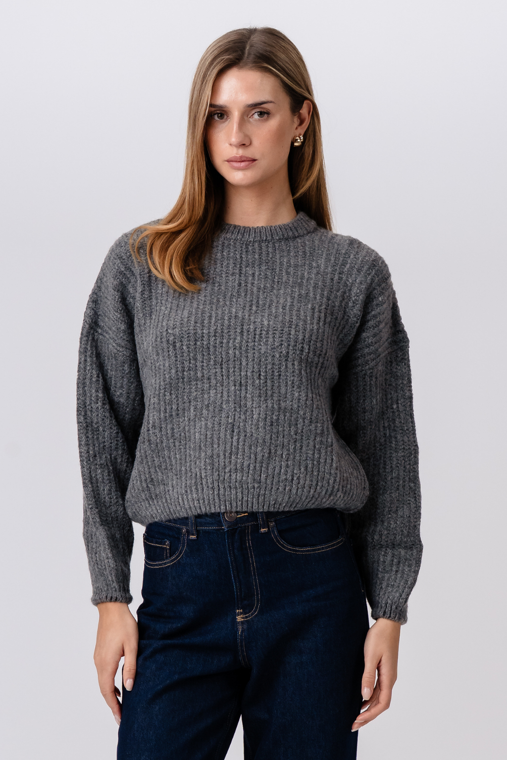 Gabriela Knit - pilka