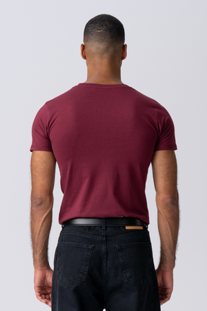 Muscle T-shirt - Burgundy Red