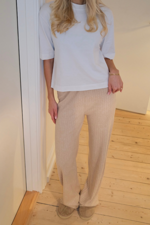 Ivy Knit Pants - Smėlio spalvos