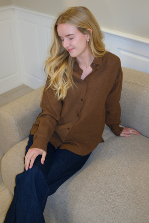 Lilly marškinėliai - rudi