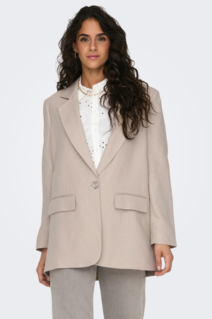 Caro -Lana Blazer - Oksfordo įdegis